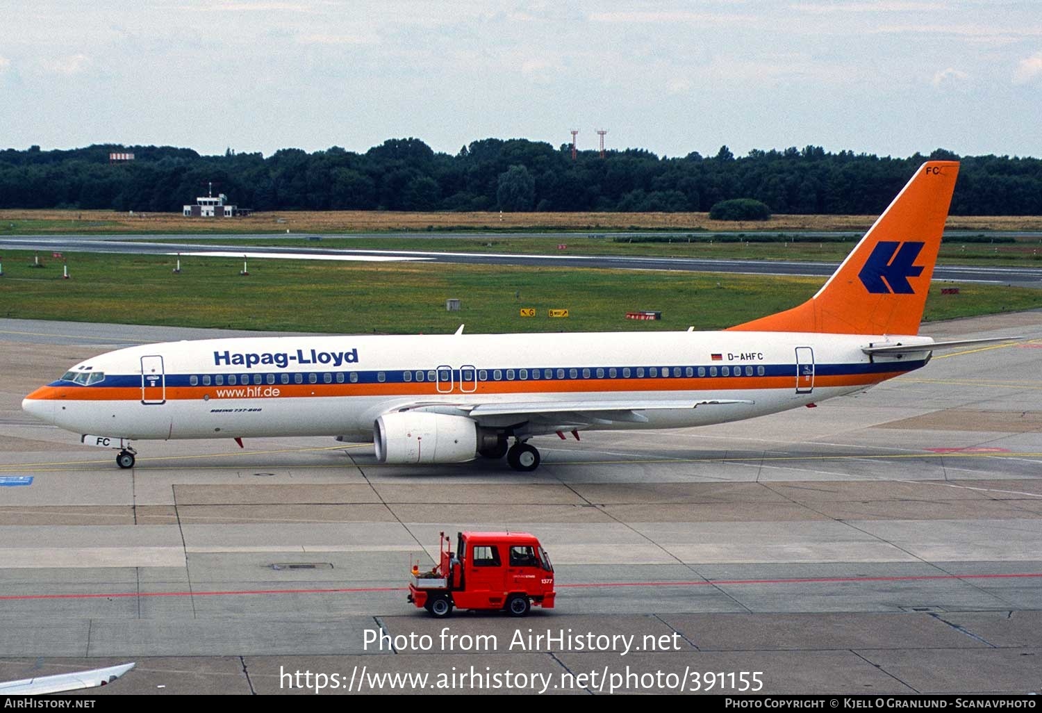 Aircraft Photo of D-AHFC | Boeing 737-8K5 | Hapag-Lloyd | AirHistory.net #391155