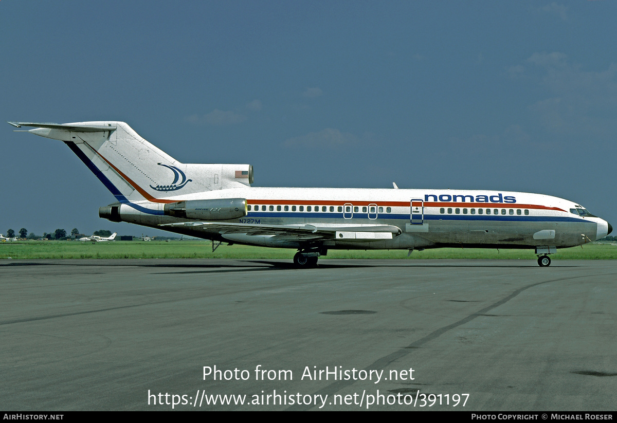 Aircraft Photo of N727M | Boeing 727-30C | Nomads Travel Club | AirHistory.net #391197