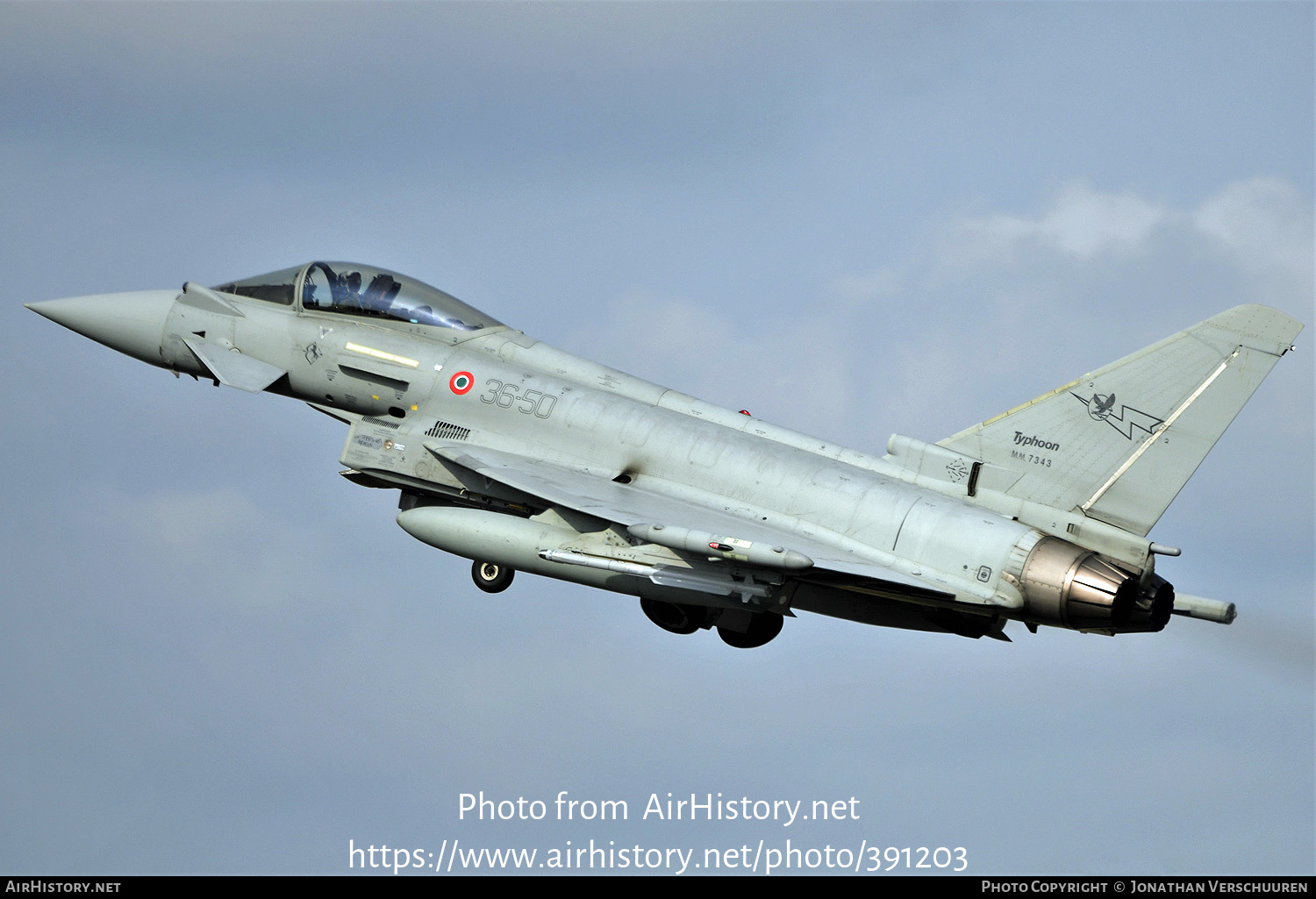 Aircraft Photo of MM7343 | Eurofighter EF-2000 Typhoon S | Italy - Air Force | AirHistory.net #391203