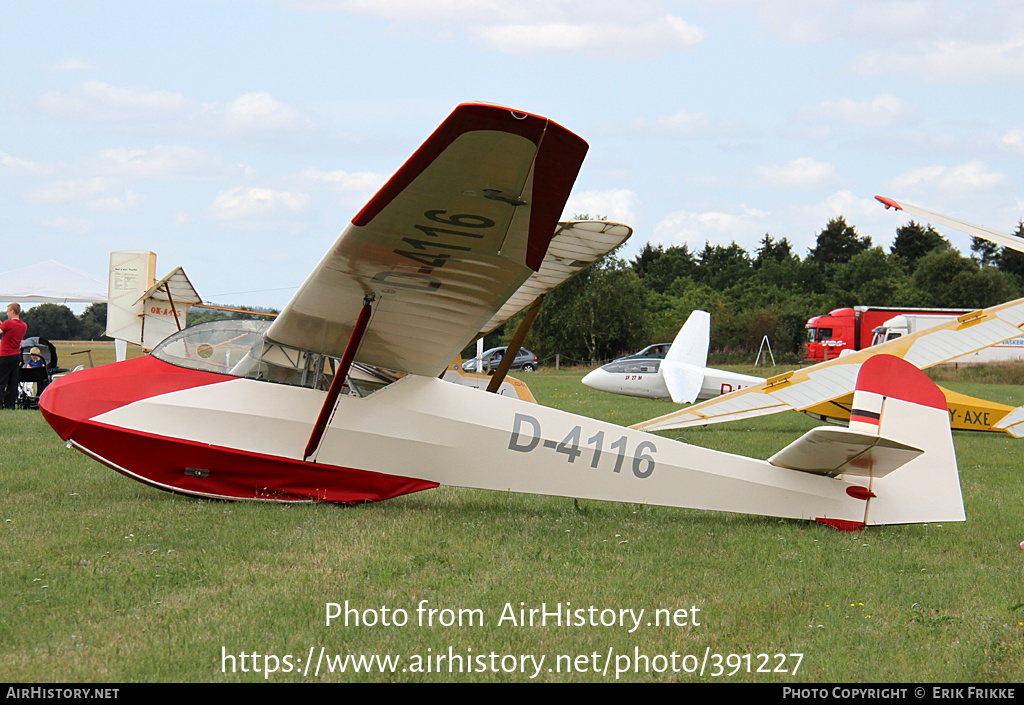 Aircraft Photo of D-4116 | Schleicher Ka-4 Rhönlerche II | AirHistory.net #391227