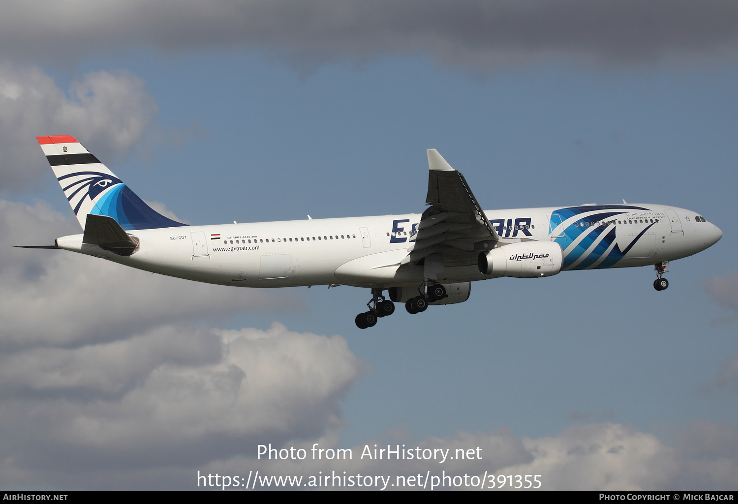 Aircraft Photo of SU-GDT | Airbus A330-343 | EgyptAir | AirHistory.net #391355