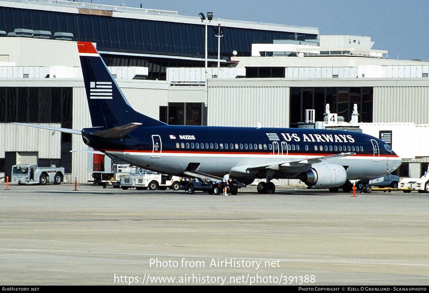 Aircraft Photo of N422US | Boeing 737-401 | US Airways | AirHistory.net #391388