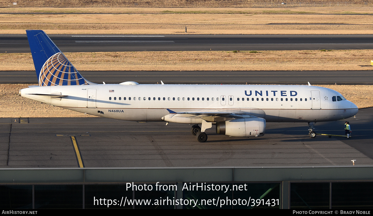 Aircraft Photo of N468UA | Airbus A320-232 | United Airlines | AirHistory.net #391431