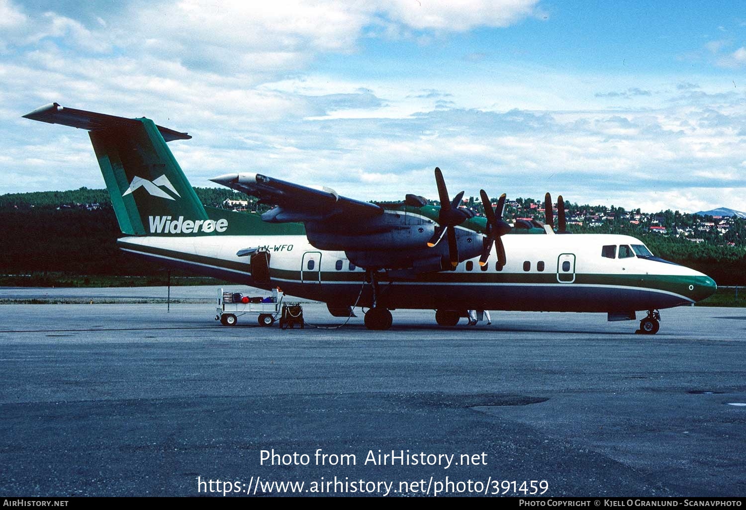 Aircraft Photo of LN-WFO | De Havilland Canada DHC-7-102 Dash 7 | Widerøe | AirHistory.net #391459