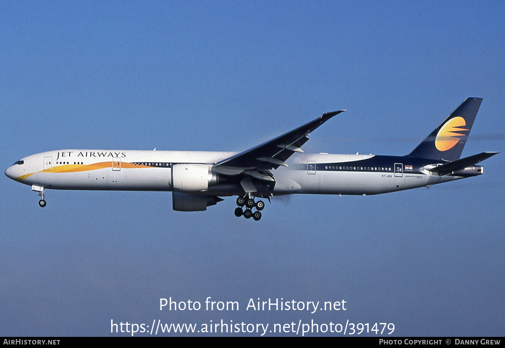 Aircraft Photo of VT-JEA | Boeing 777-35R/ER | Jet Airways | AirHistory.net #391479