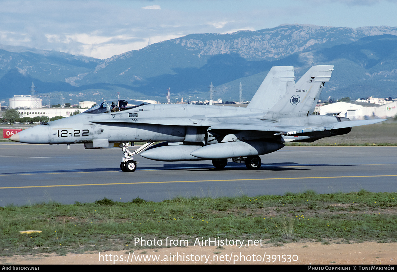 Aircraft Photo of C.15-64 | McDonnell Douglas EF-18A Hornet | Spain - Air Force | AirHistory.net #391530