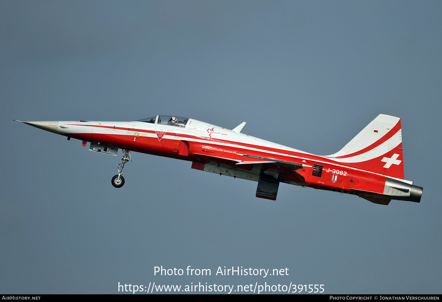 Aircraft Photo of J-3082 | Northrop F-5E Tiger II | Switzerland - Air Force | AirHistory.net #391555