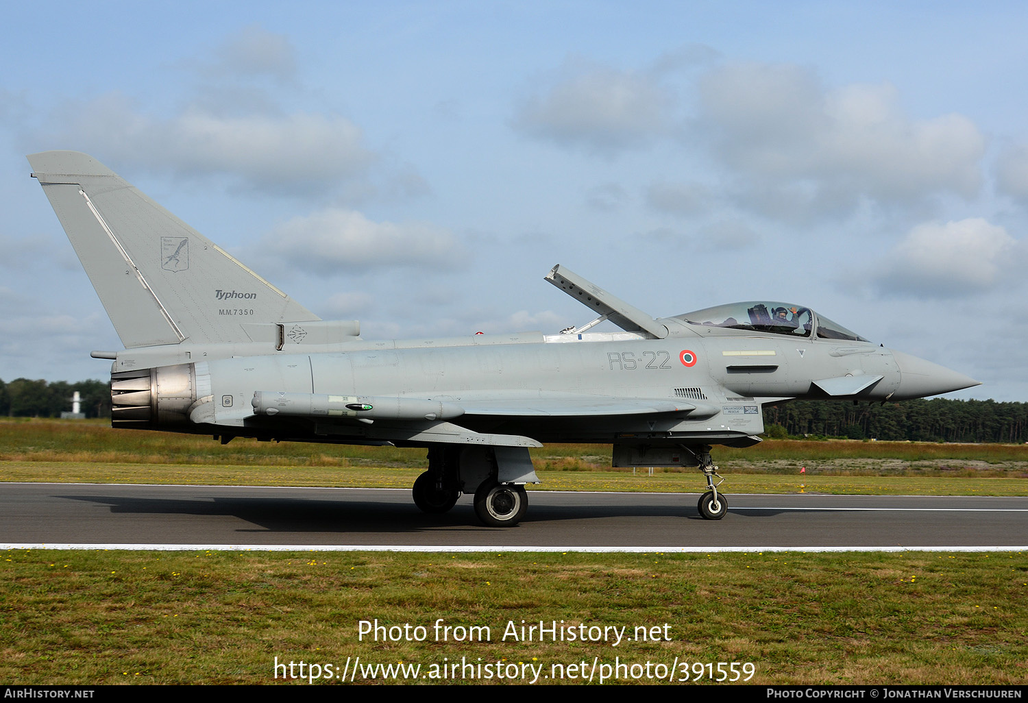 Aircraft Photo of MM7350 | Eurofighter F-2000A Typhoon | Italy - Air Force | AirHistory.net #391559