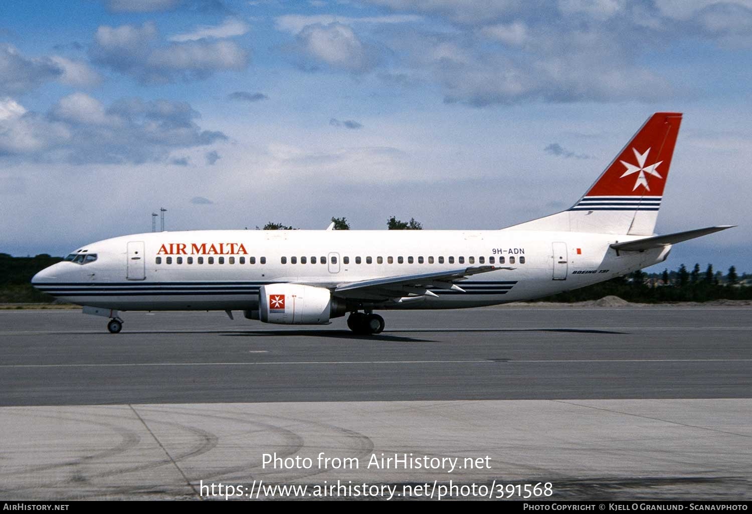 Aircraft Photo of 9H-ADN | Boeing 737-382 | Air Malta | AirHistory.net #391568