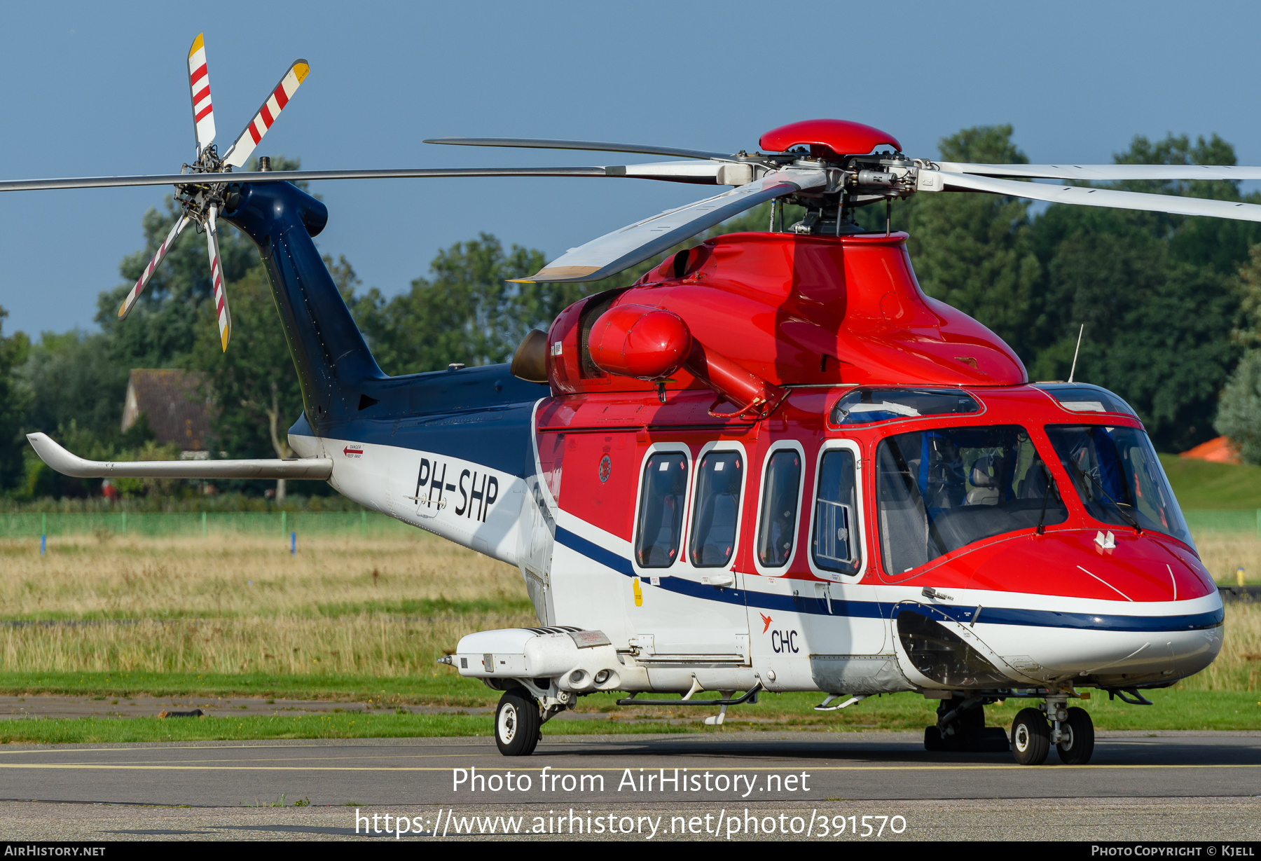 Aircraft Photo of PH-SHP | AgustaWestland AW-139 | CHC Helicopters | AirHistory.net #391570