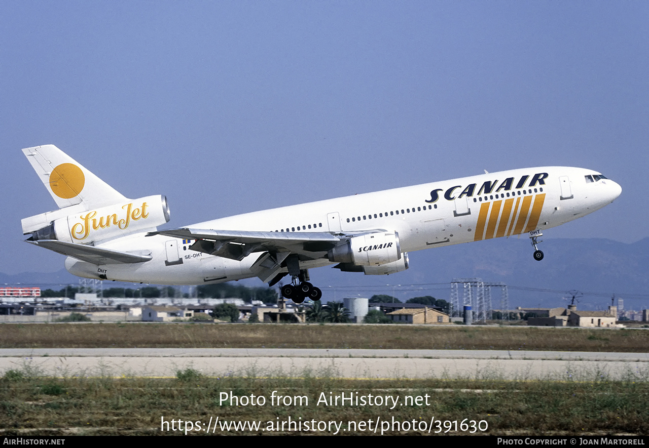 Aircraft Photo of SE-DHT | McDonnell Douglas DC-10-10 | Scanair | AirHistory.net #391630