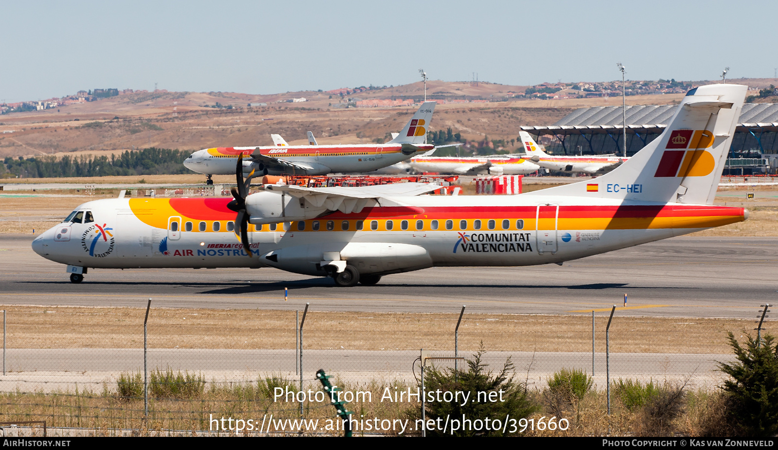 Aircraft Photo of EC-HEI | ATR ATR-72-500 (ATR-72-212A) | Iberia Regional | AirHistory.net #391660