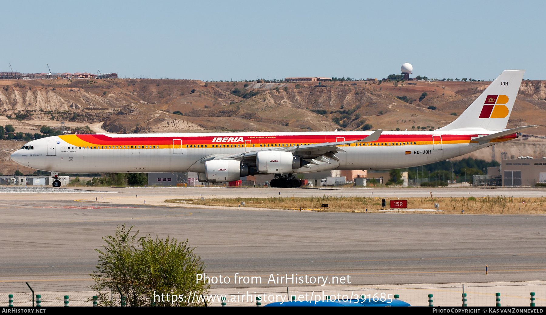 Aircraft Photo of EC-JOH | Airbus A340-642 | Iberia | AirHistory.net #391685