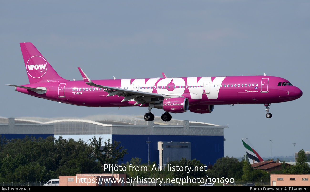 Aircraft Photo of TF-NOW | Airbus A321-211 | WOW Air | AirHistory.net #391690