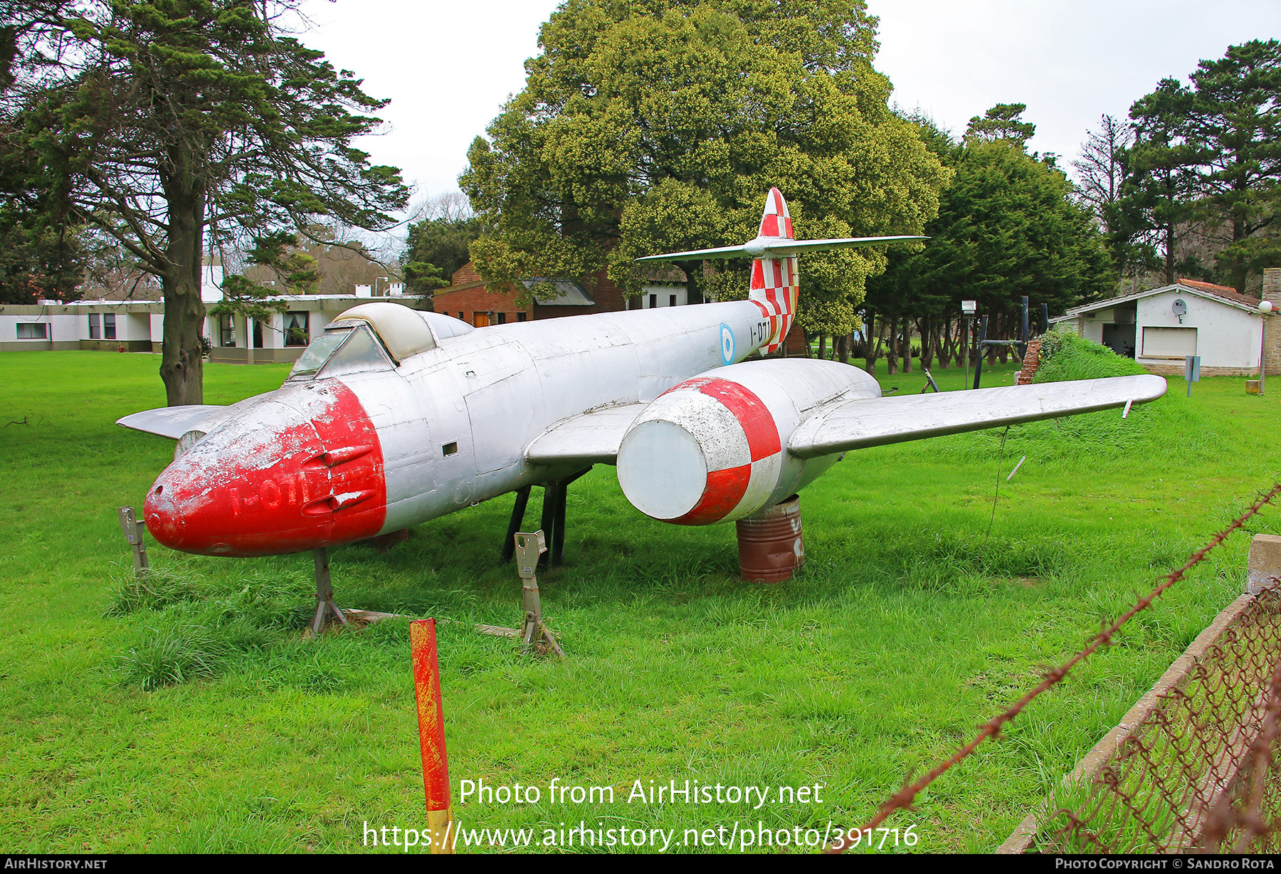 Aircraft Photo of I-071 / C-073 | Gloster Meteor F4 | Argentina - Air Force | AirHistory.net #391716