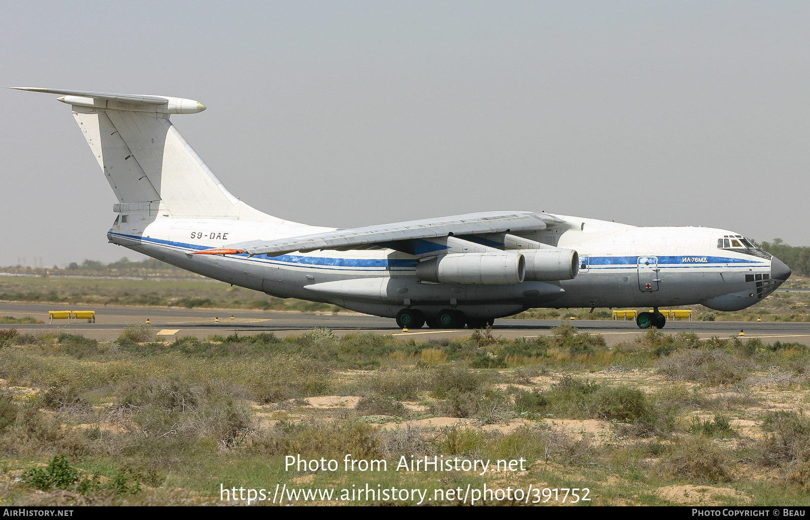 Aircraft Photo of S9-DAE | Ilyushin Il-76MD | AirHistory.net #391752