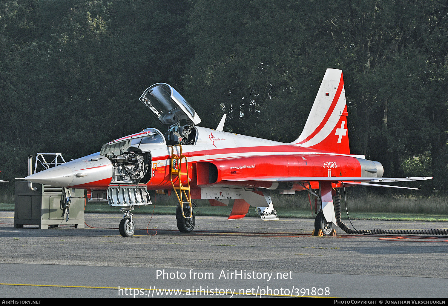 Aircraft Photo of J-3083 | Northrop F-5E Tiger II | Switzerland - Air Force | AirHistory.net #391808