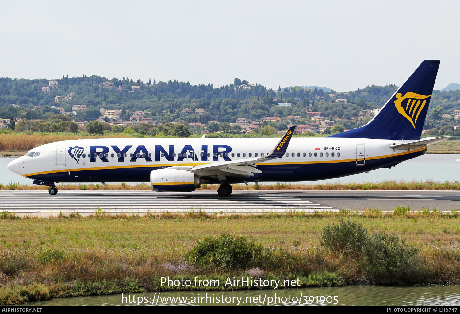 Aircraft Photo of SP-RKC | Boeing 737-8AS | Ryanair | AirHistory.net #391905