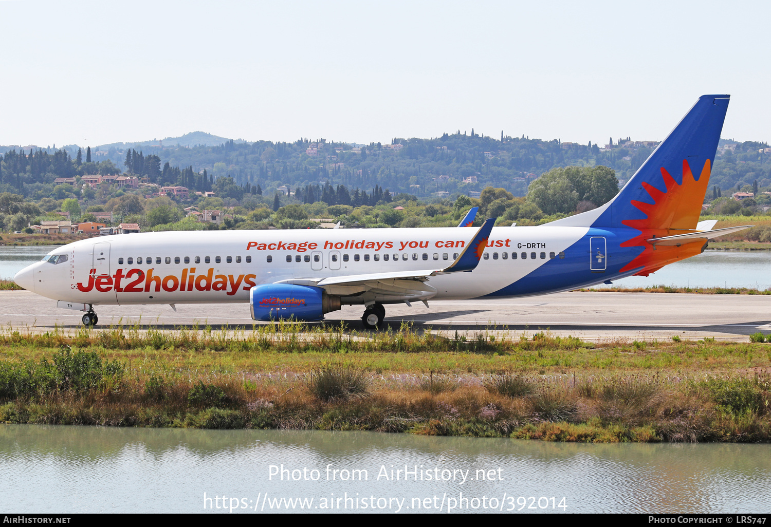 Aircraft Photo of G-DRTH | Boeing 737-8BK | Jet2 Holidays | AirHistory.net #392014