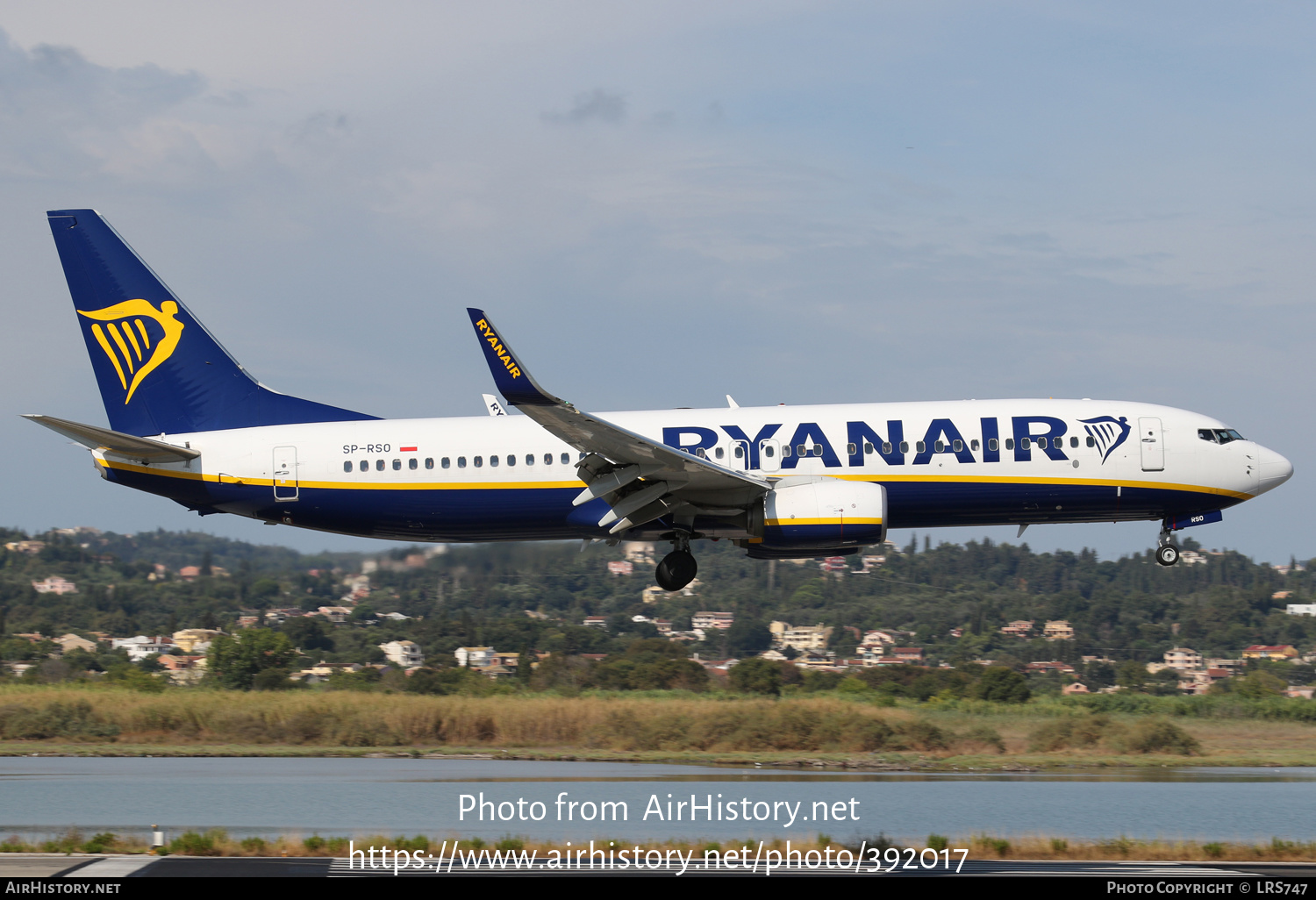 Aircraft Photo of SP-RSO | Boeing 737-800 | Ryanair | AirHistory.net #392017