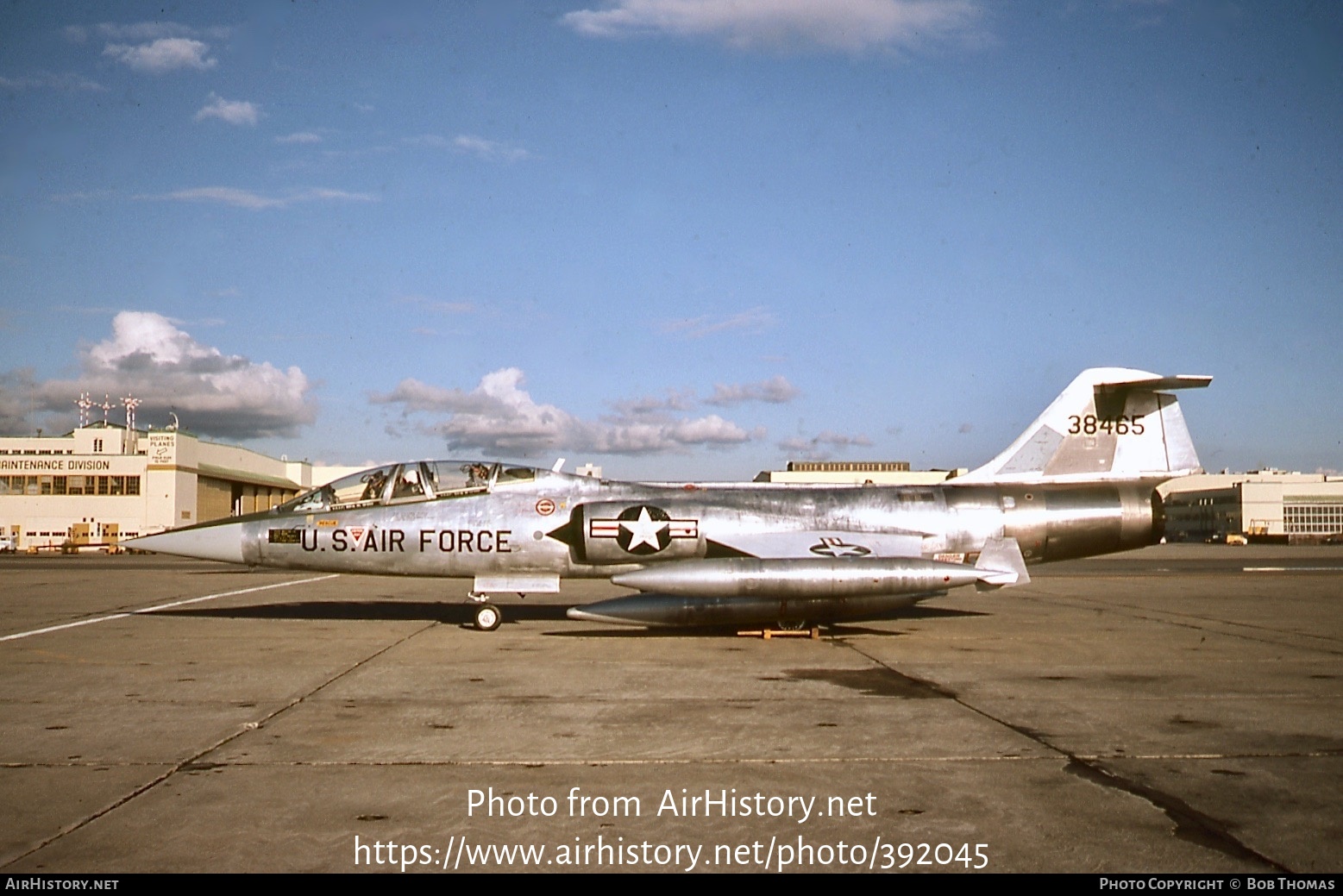 Aircraft Photo of 63-8465 / 38465 | Lockheed TF-104G Starfighter | USA - Air Force | AirHistory.net #392045