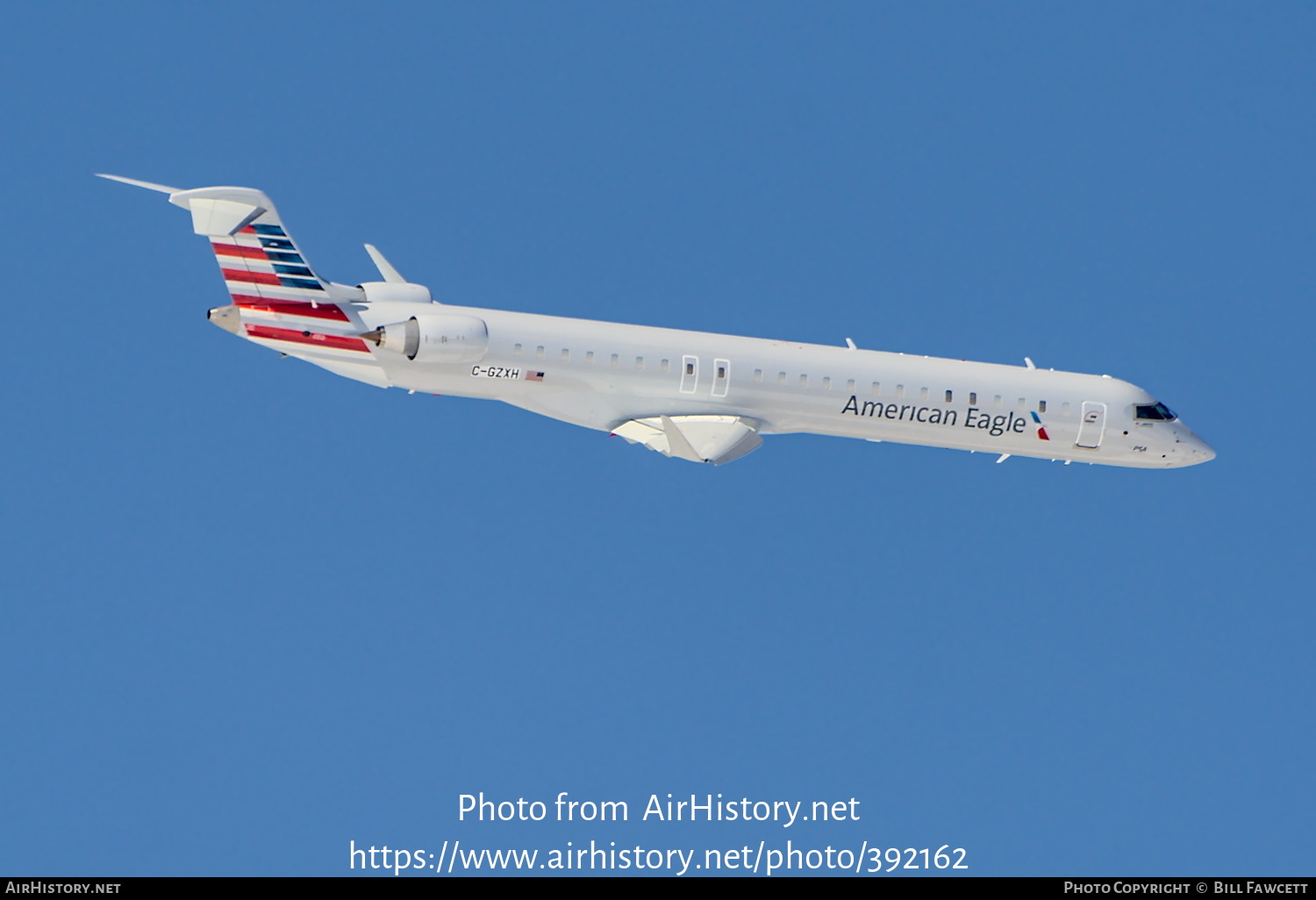 Aircraft Photo of C-GZXH | Bombardier CRJ-900 (CL-600-2D24) | American Eagle | AirHistory.net #392162