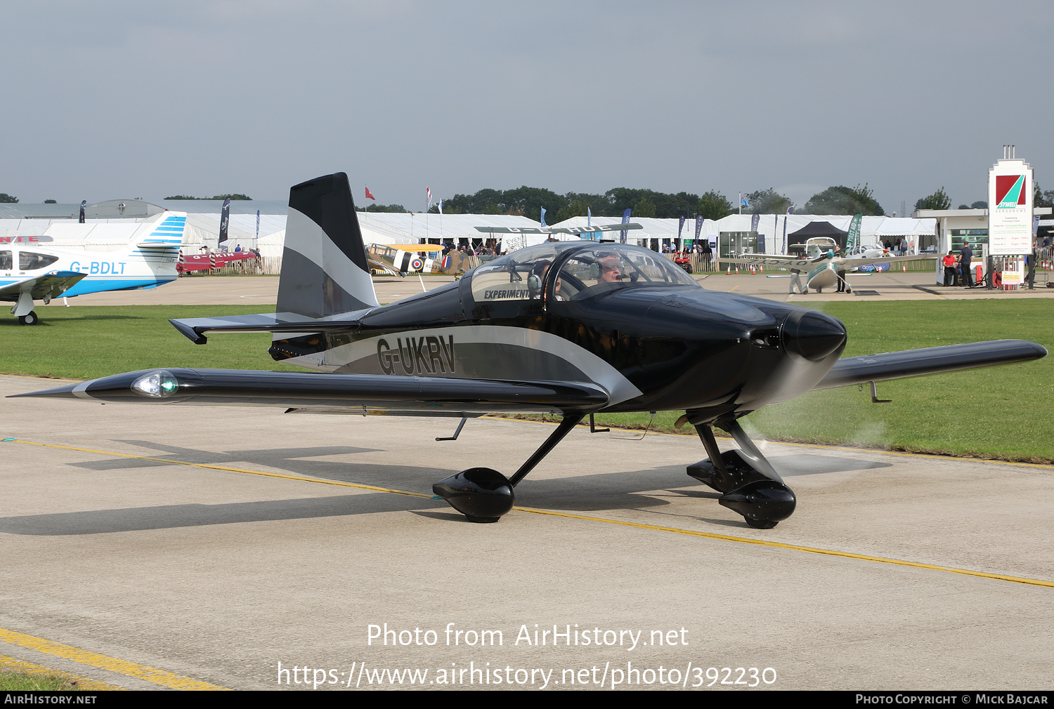 Aircraft Photo of G-UKRV | Van's RV-7A | AirHistory.net #392230