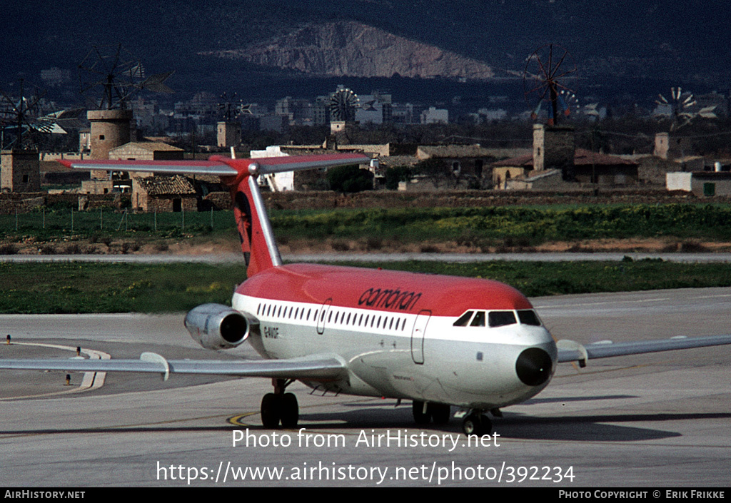 Aircraft Photo of G-AVOF | BAC 111-416EK One-Eleven | Cambrian Airways | AirHistory.net #392234