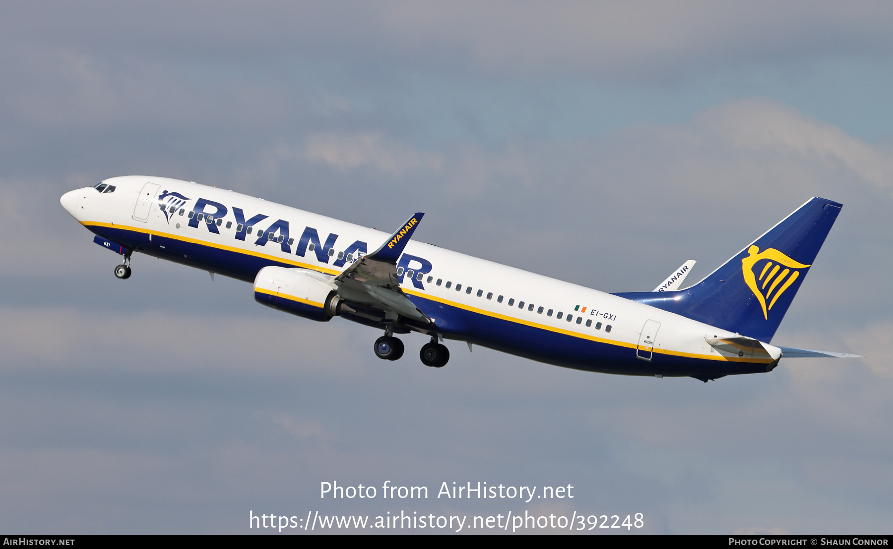 Aircraft Photo of EI-GXI | Boeing 737-800 | Ryanair | AirHistory.net #392248