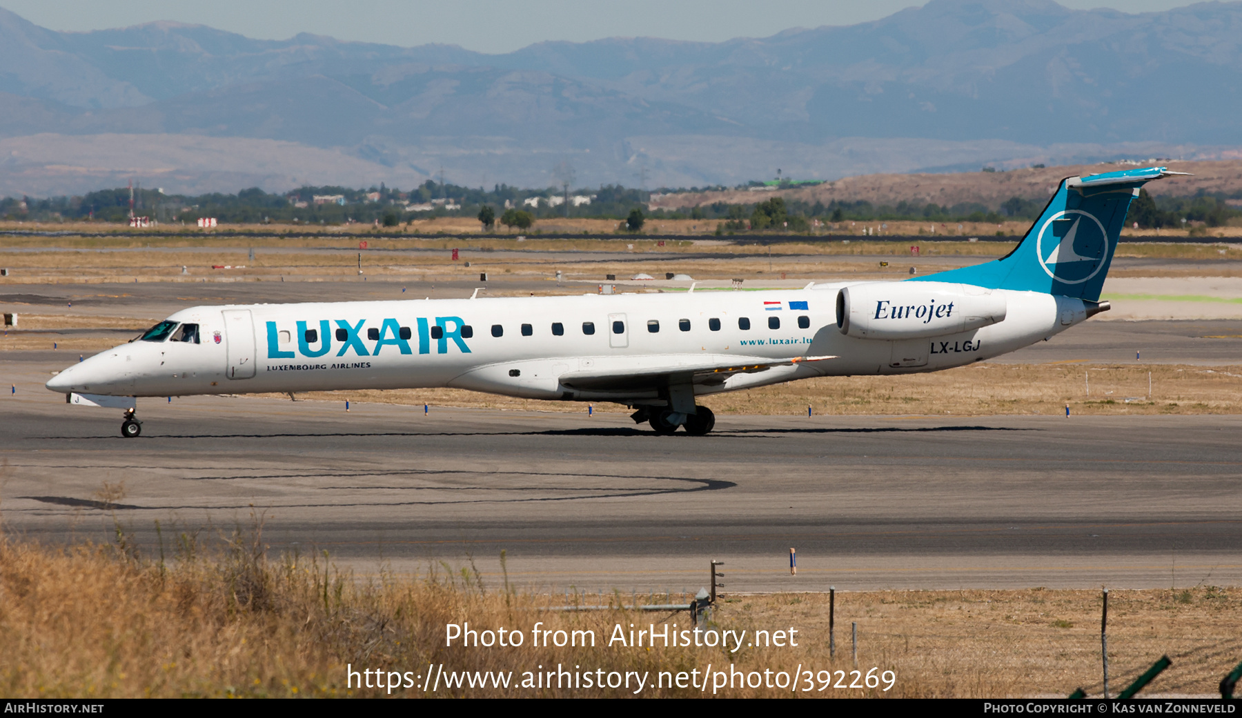 Aircraft Photo of LX-LGJ | Embraer ERJ-145LU (EMB-145LU) | Luxair | AirHistory.net #392269