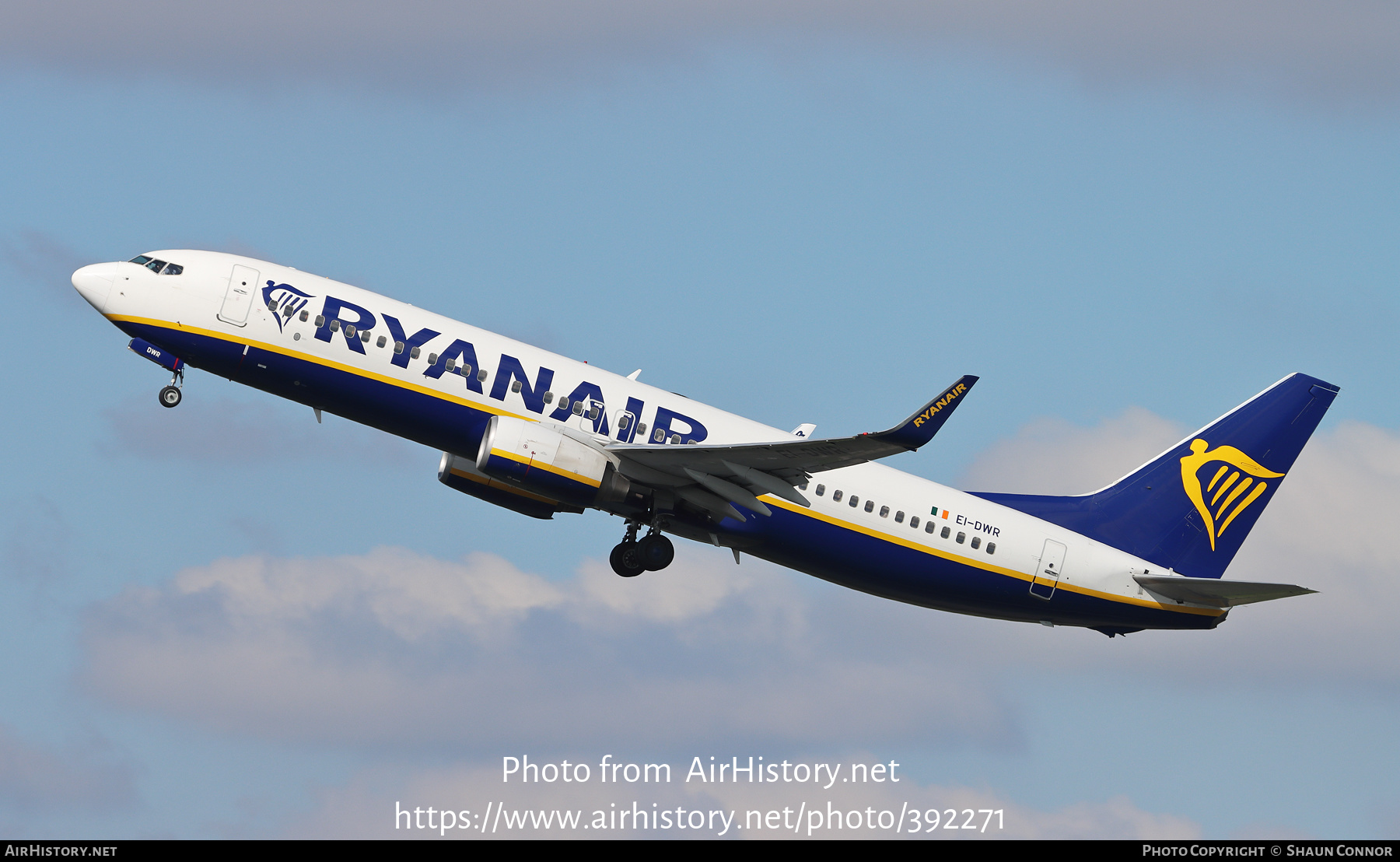 Aircraft Photo of EI-DWR | Boeing 737-8AS | Ryanair | AirHistory.net #392271