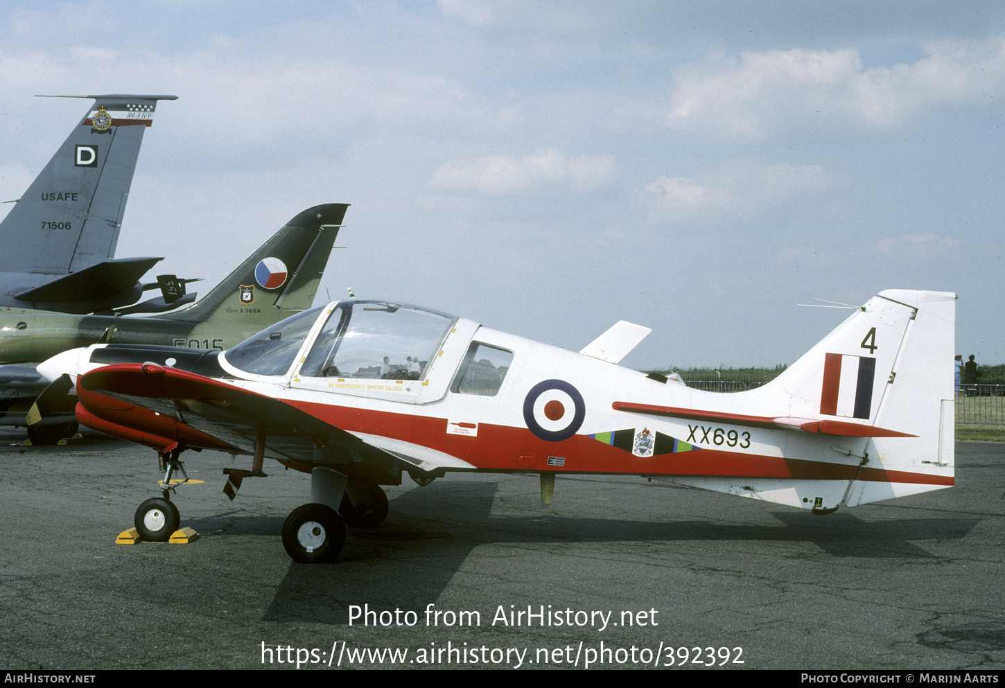 Aircraft Photo of XX693 | Scottish Aviation Bulldog 120/121 | UK - Air Force | AirHistory.net #392392