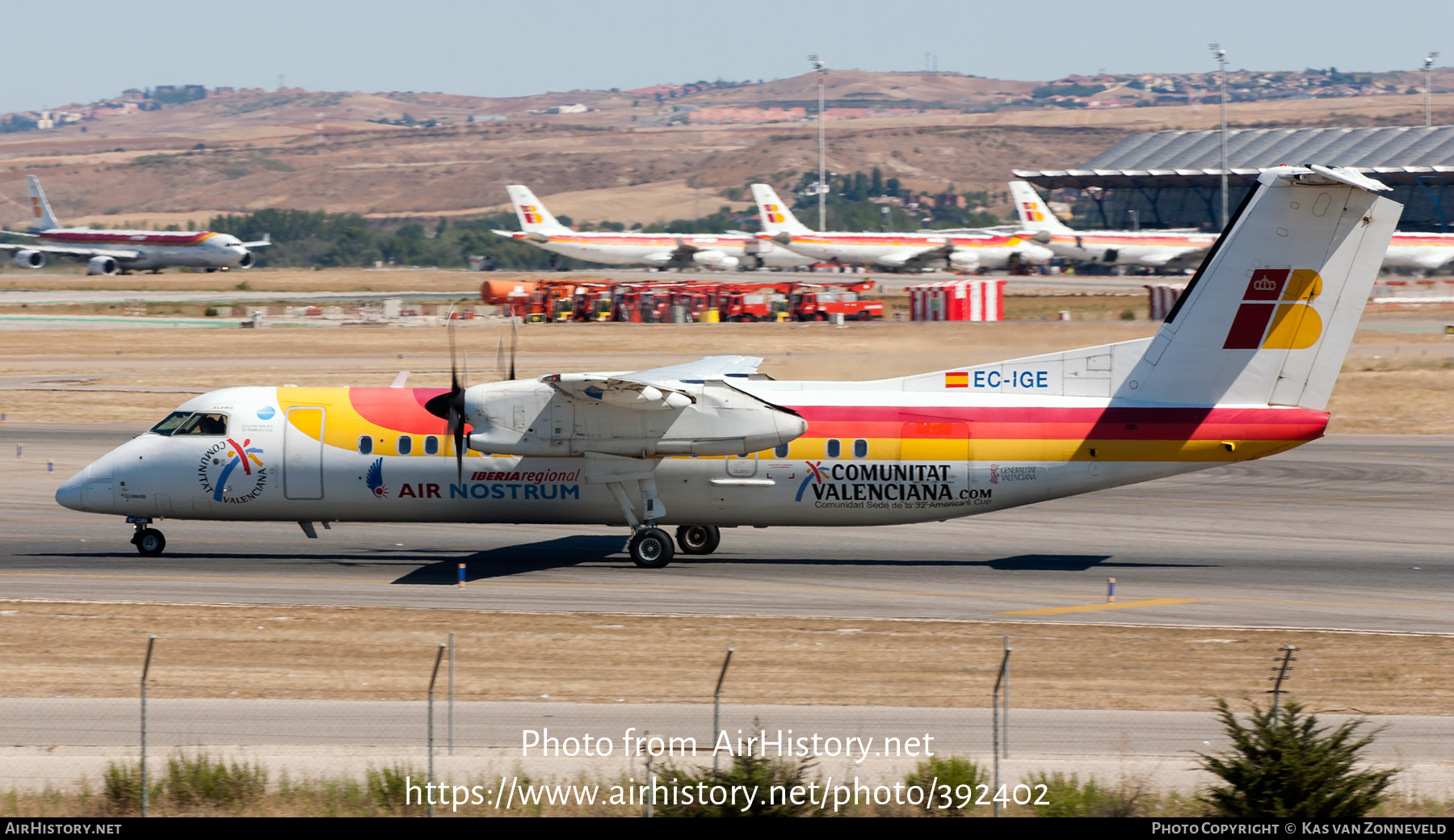 Aircraft Photo of EC-IGE | Bombardier DHC-8-315Q Dash 8 | Iberia Regional | AirHistory.net #392402