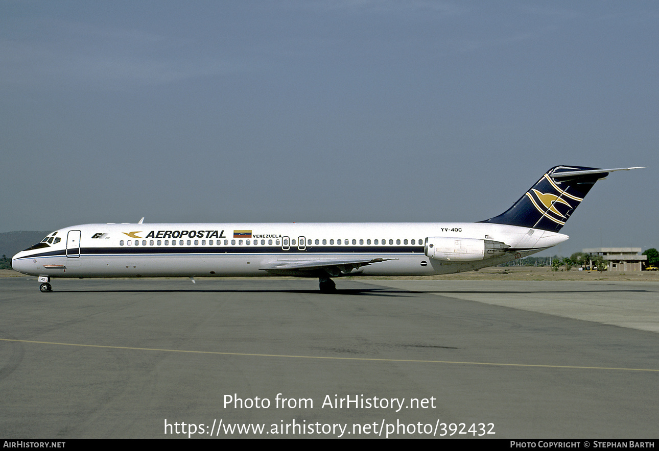 Aircraft Photo of YV-40C | McDonnell Douglas DC-9-51 | Aeropostal | AirHistory.net #392432