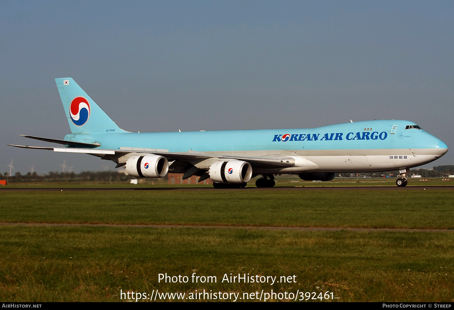 Aircraft Photo of HL7609 | Boeing 747-8HTF/SCD | Korean Air Cargo | AirHistory.net #392461