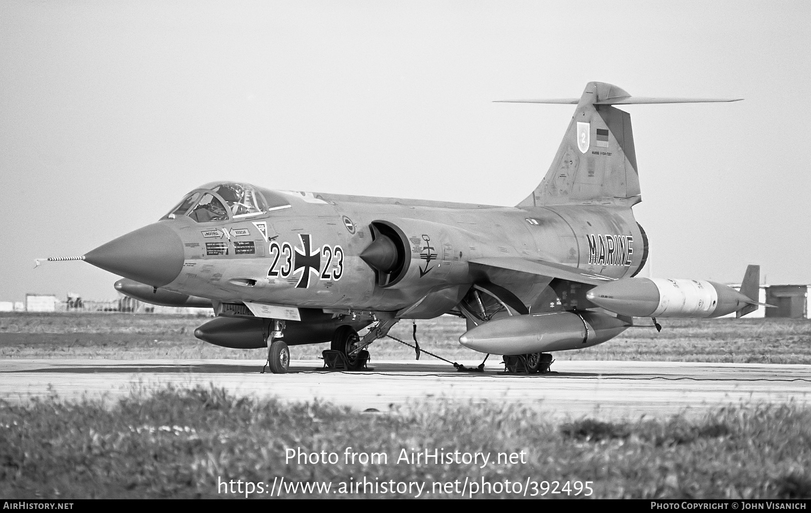 Aircraft Photo of 2323 | Lockheed F-104G Starfighter | Germany - Navy | AirHistory.net #392495