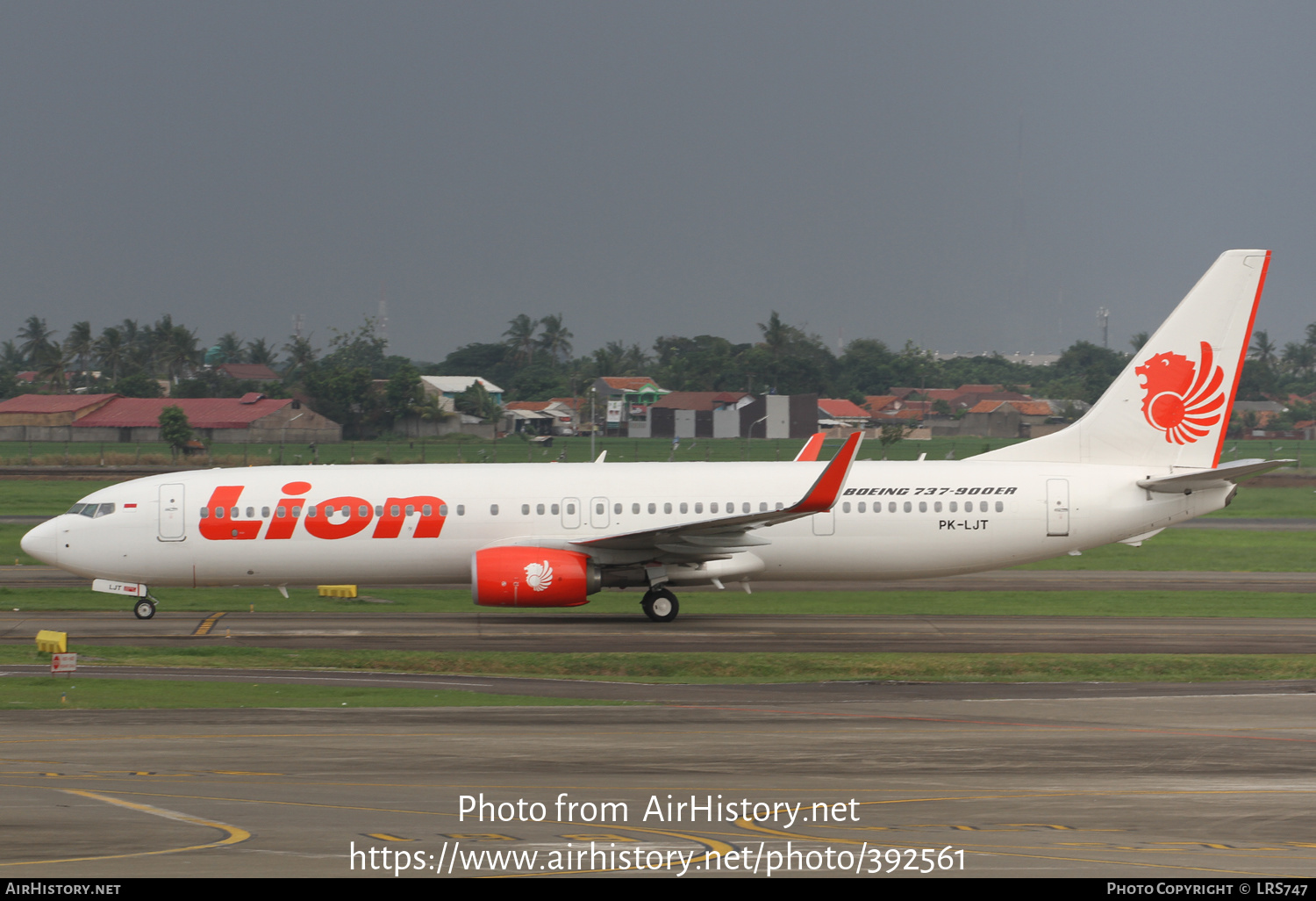 Aircraft Photo of PK-LJT | Boeing 737-9GP/ER | Lion Air | AirHistory.net #392561