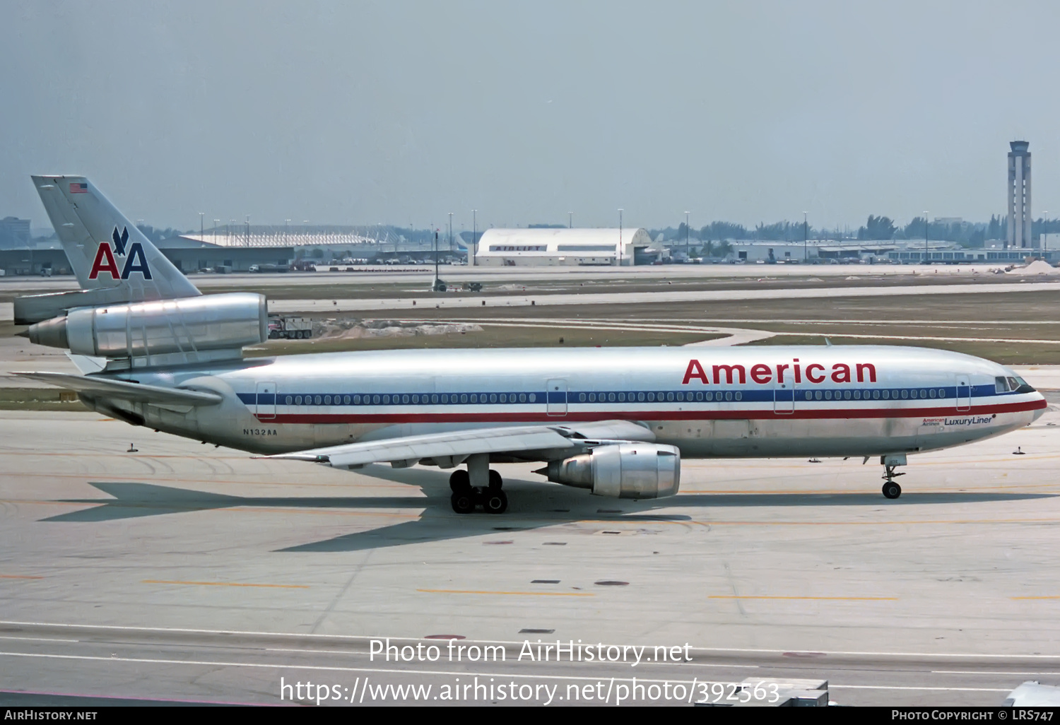 Aircraft Photo of N132AA | McDonnell Douglas DC-10-10 | American Airlines | AirHistory.net #392563