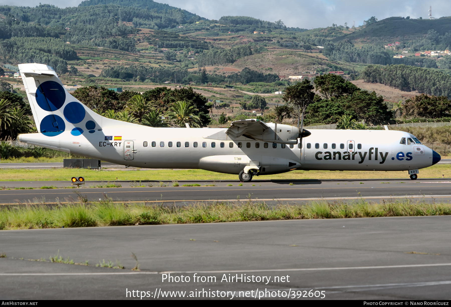 Aircraft Photo of EC-KRY | ATR ATR-72-500 (ATR-72-212A) | Canaryfly | AirHistory.net #392605