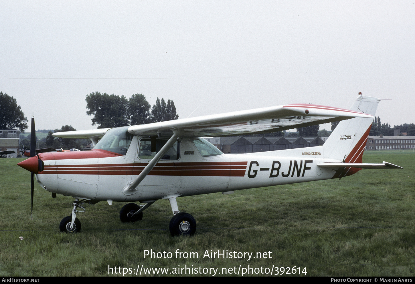 Aircraft Photo of G-BJNF | Reims F152 | Exeter Flying Club | AirHistory.net #392614