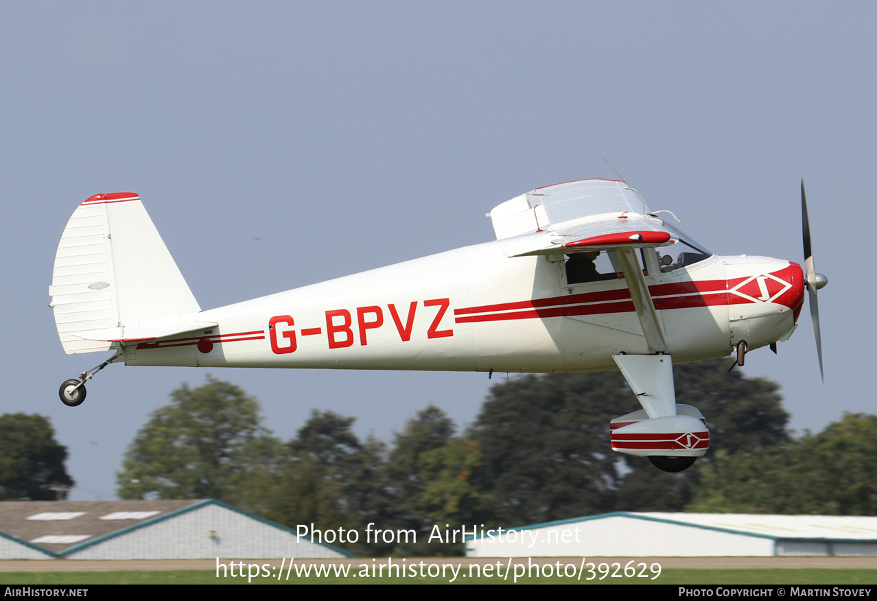 Aircraft Photo of G-BPVZ | Luscombe 8E Silvaire Deluxe | AirHistory.net #392629