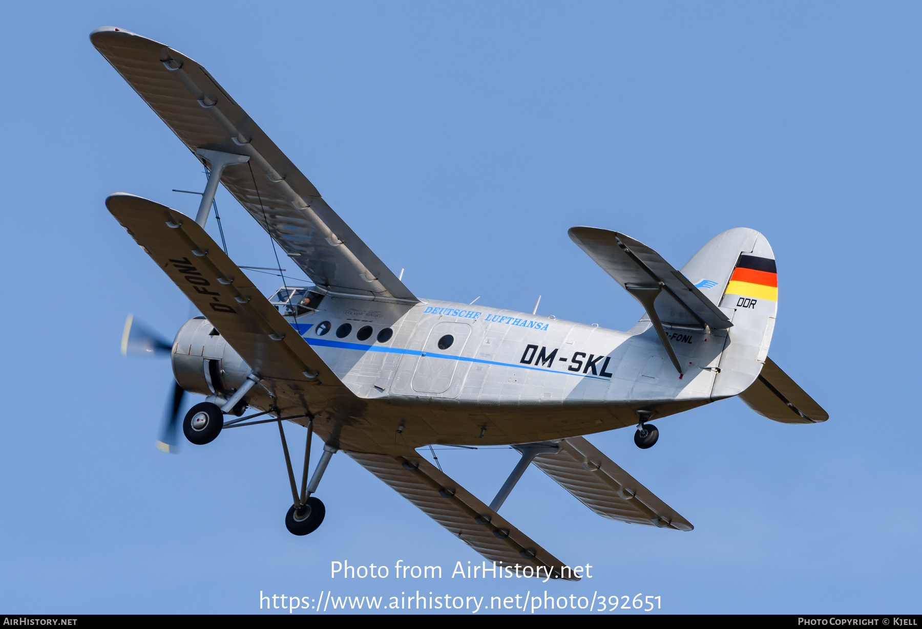 Aircraft Photo of D-FONL / DM-SKL | Antonov An-2S | Classic Wings | Deutsche Lufthansa | AirHistory.net #392651