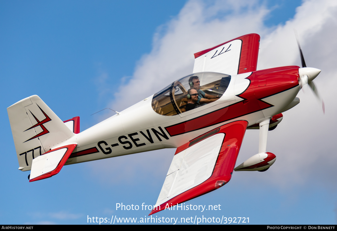 Aircraft Photo of G-SEVN | Van's RV-7 | AirHistory.net #392721