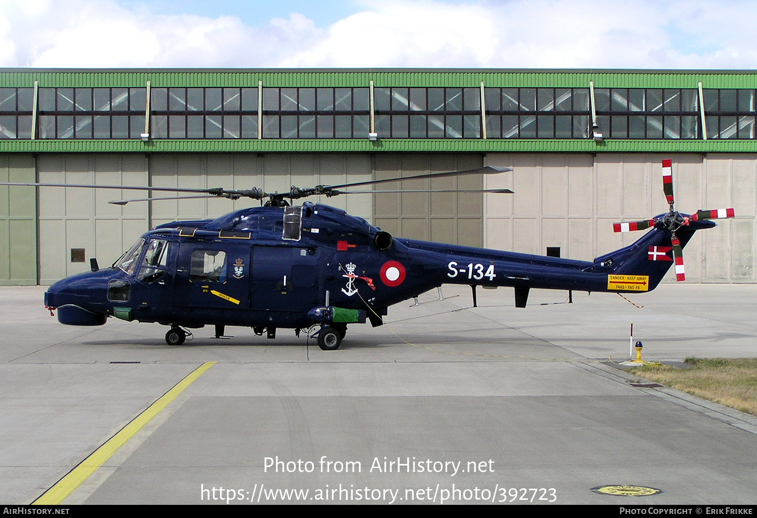 Aircraft Photo of S-134 | Westland WG-13 Super Lynx Mk90B | Denmark - Navy | AirHistory.net #392723