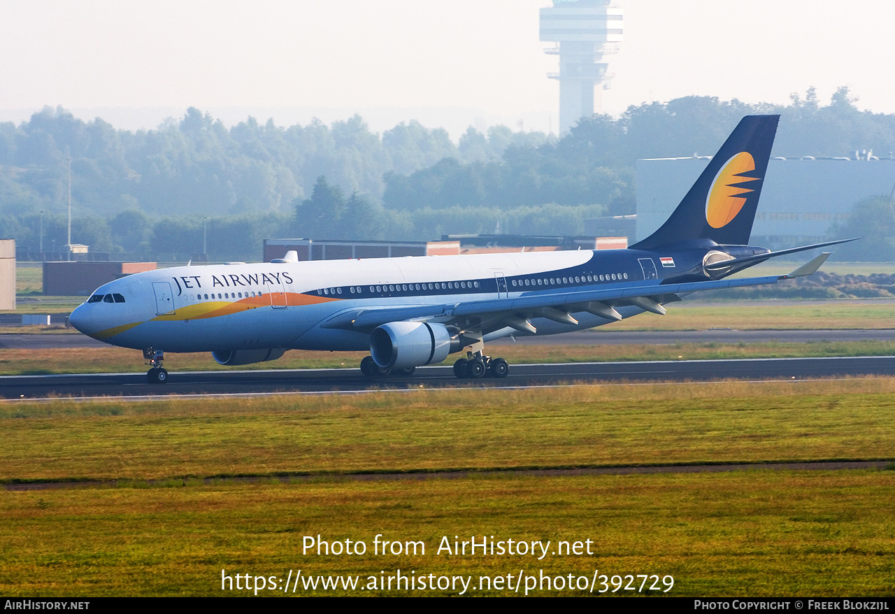 Aircraft Photo of VT-JWP | Airbus A330-203 | Jet Airways | AirHistory.net #392729