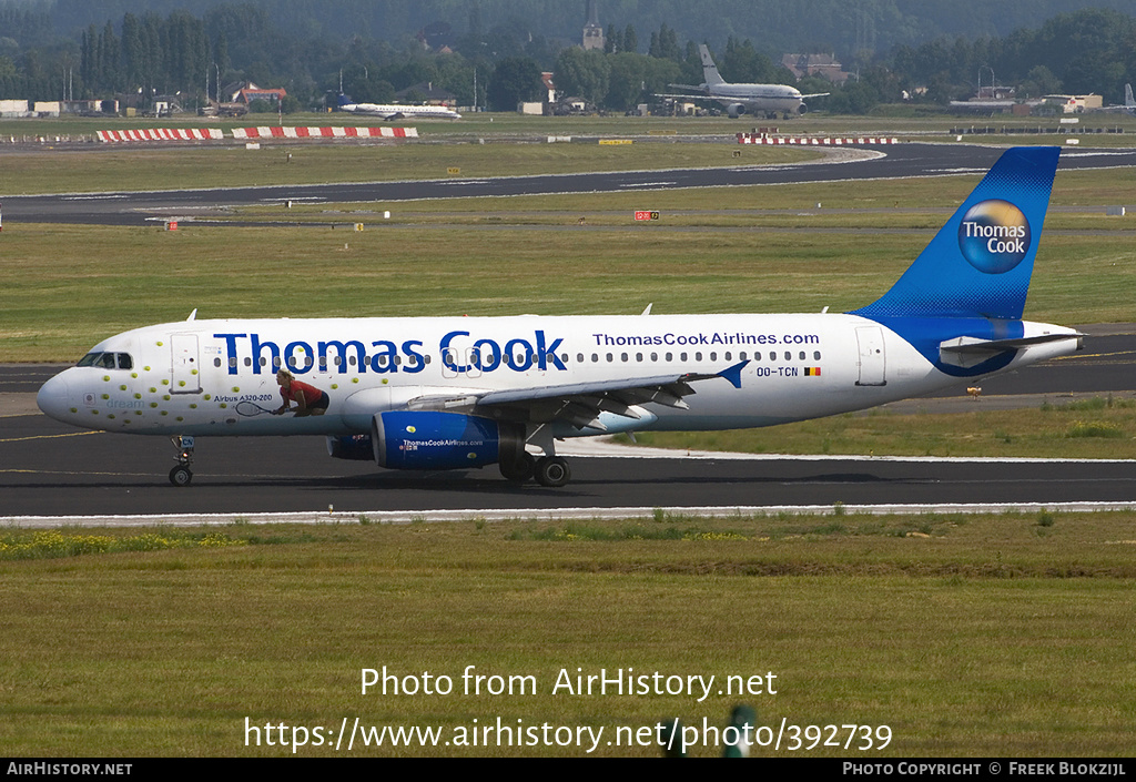 Aircraft Photo of OO-TCN | Airbus A320-232 | Thomas Cook Airlines | AirHistory.net #392739