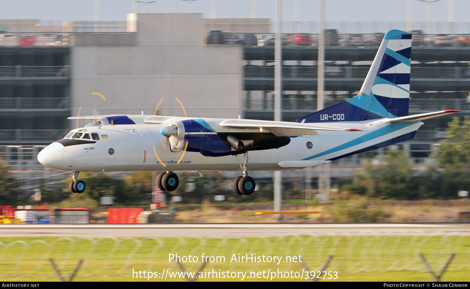 Aircraft Photo of UR-CQD | Antonov An-26B | Vulkan Air | AirHistory.net #392753