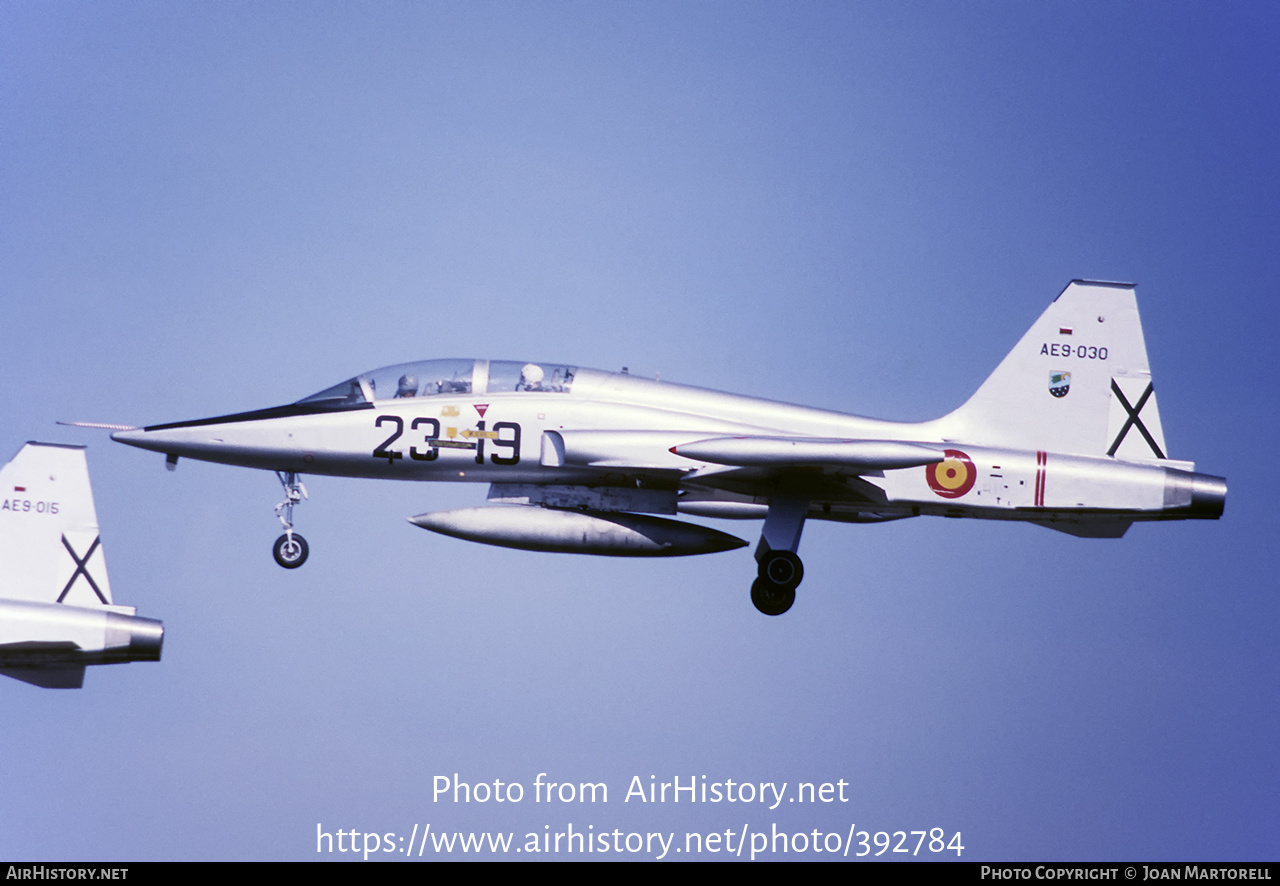 Aircraft Photo of AE.9-030 | Northrop SF-5B Freedom Fighter | Spain - Air Force | AirHistory.net #392784