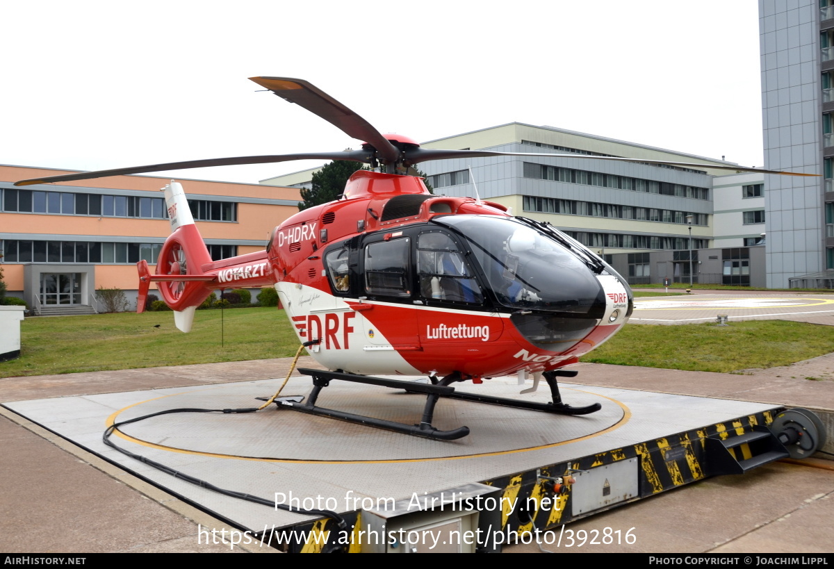 Aircraft Photo of D-HDRX | Eurocopter EC-135P-2+ | DRF Luftrettung - German Air Rescue | AirHistory.net #392816