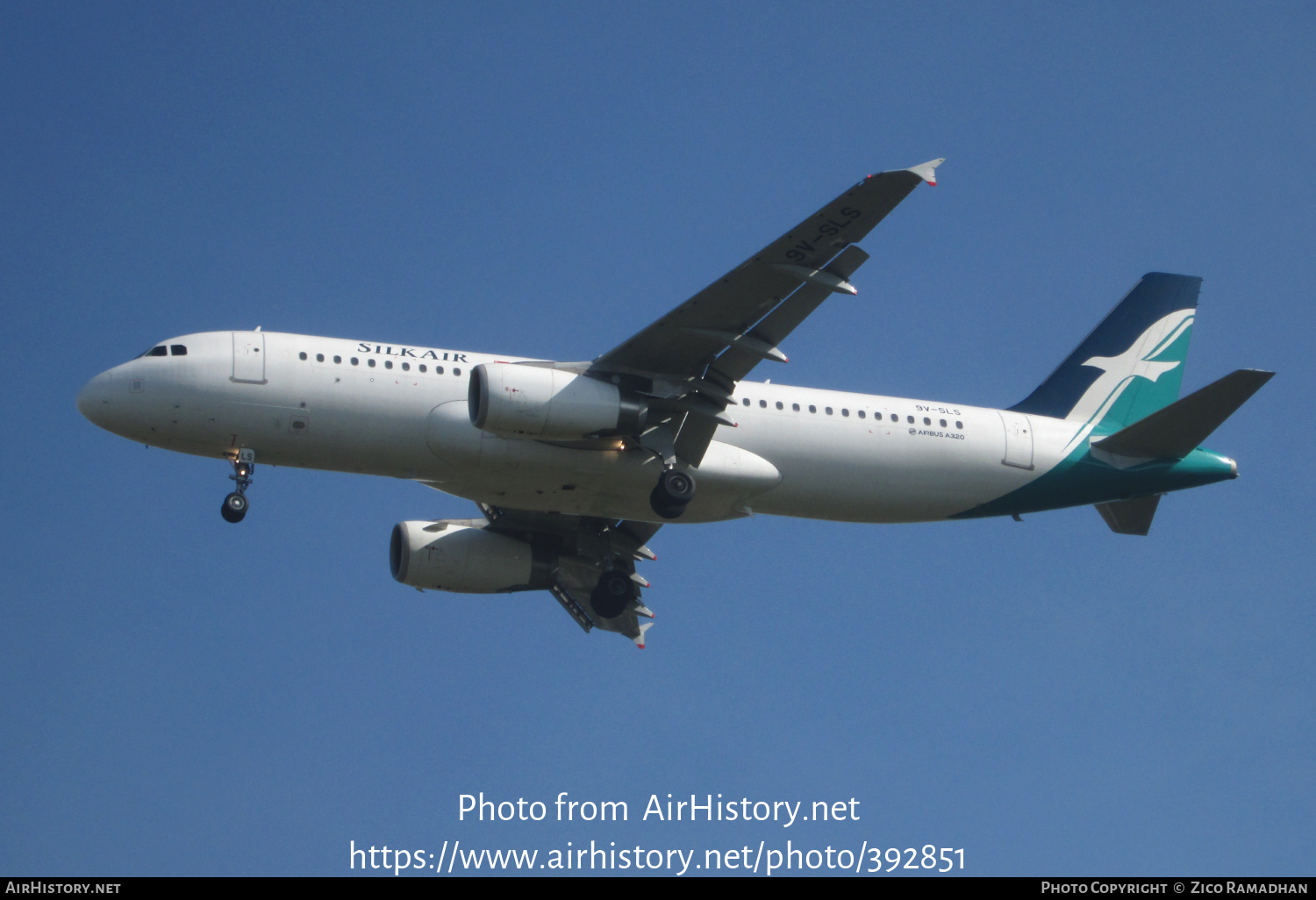 Aircraft Photo of 9V-SLS | Airbus A320-233 | SilkAir | AirHistory.net #392851